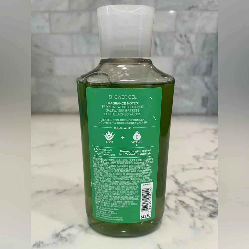 Bath and Body Works Waikiki Beach‎ Coconut Shower Gel